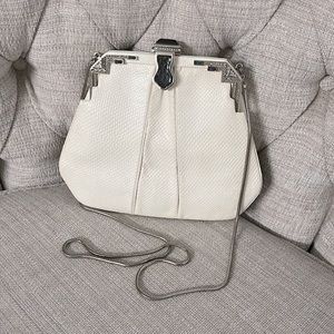 Judith Leiber Vintage Purse. Small Diamond accents. Leather finish.